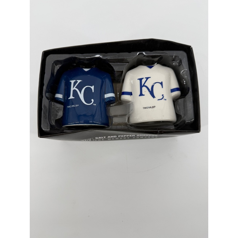 Kansas City Royals MLB Jersey Salt and Pepper Shakers The Memory Company Ceramic